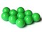 10 20mm Smooth Round Light Green Beads Vintage Plastic Beads Lightweight Sturdy Acrylic Beads